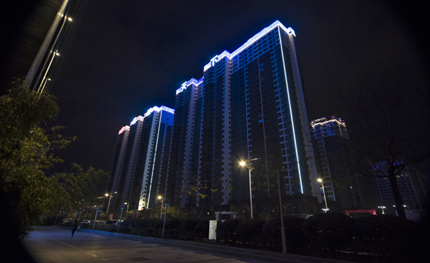 網紅打卡圣地，華體助力西安高新路夜景改造提升